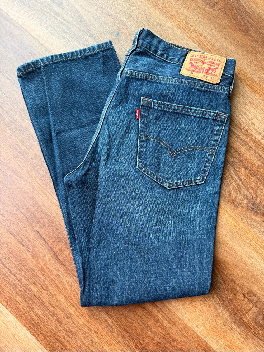 Levi's Men's Dark Blue Bootcut Jeans